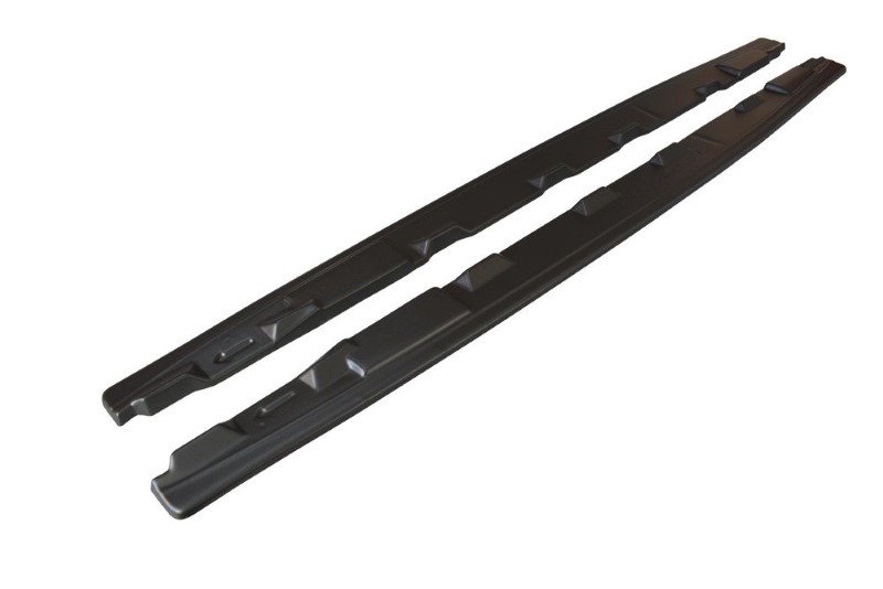 Zijskirts Diffusers Audi S5 / A5 S-Line F5 Sportback Glanzend Zwart