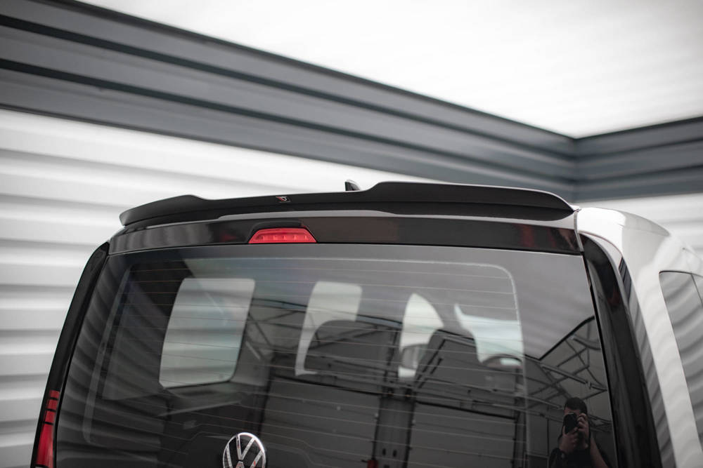 Dakspoiler Volkswagen Caddy MK5 Maxton Glans Zwart