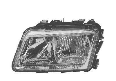 koplamp, H7+H4, met mistlamp, links,-09/2000 Audi A3, 1996-2003