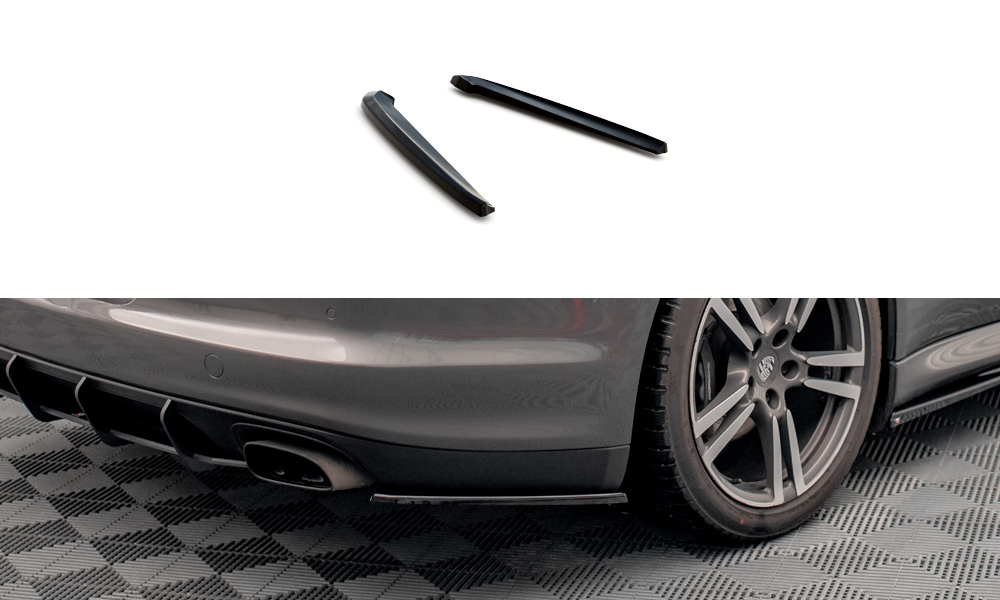 Zijdiffusers Porsche Panamera 970 Maxton Glans Zwart