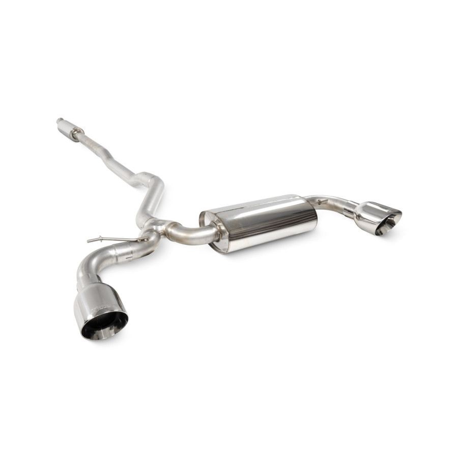 Mini Clubman F54 Cooper S 15-18 Non-GPF Model (excl. All4) Resonated Cat-Back System Scorpion