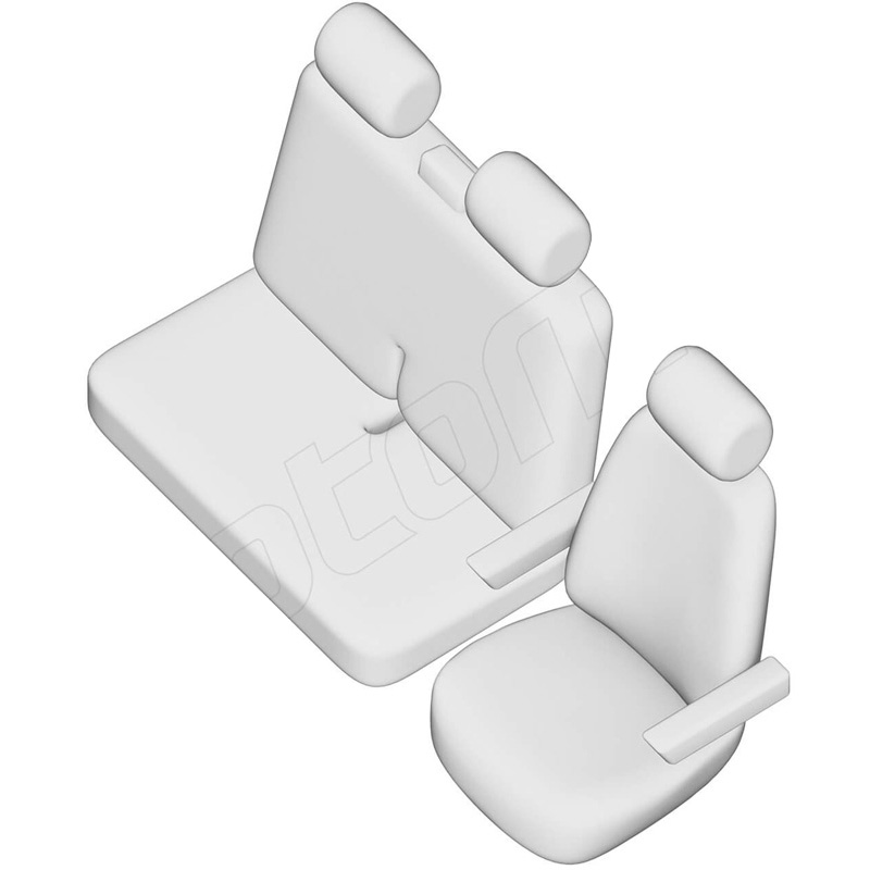 Original Design Stoffen Stoelhoezenset 2+1  Volkswagen T5 2003-2015