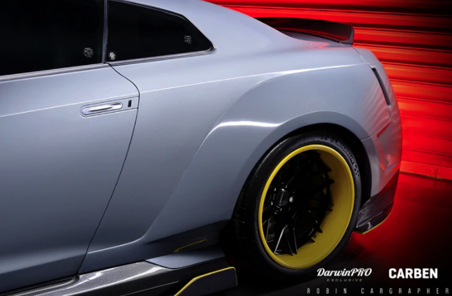 Nissan GTR R35 CBA/DBA/EBA BKSSII Style Deels Carbon Fiber Full Wide Body Kit 2008-2020