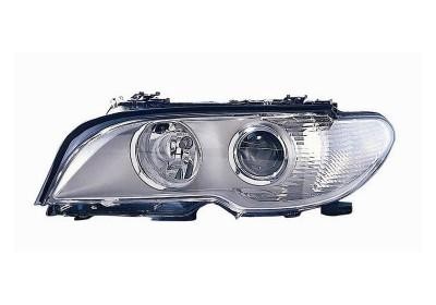 koplamp, Bosch, H7+H7, grijs huis, wit knipper, rechts BMW 3 ser
