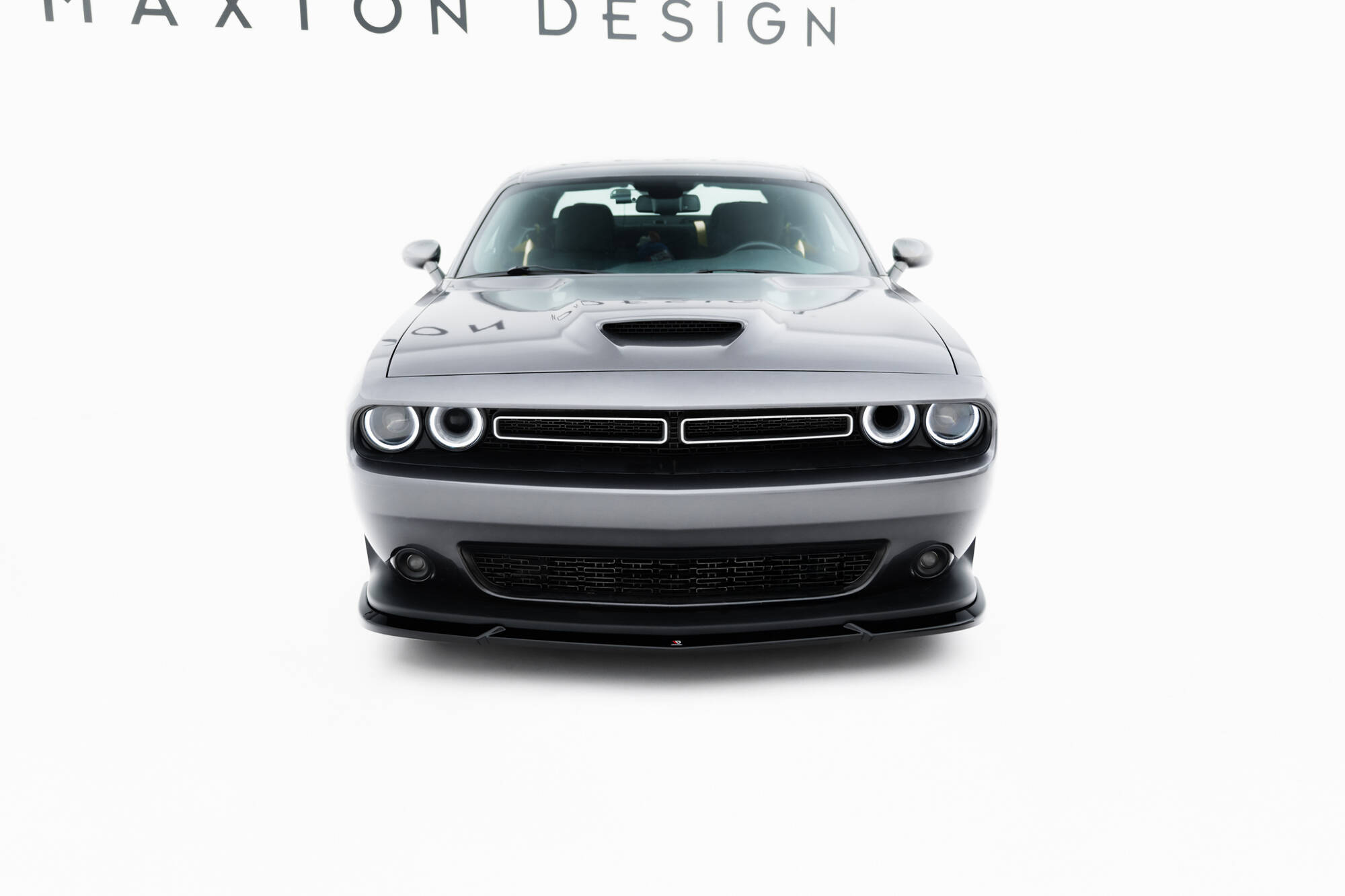 Voorspoiler Dodge Challenger GT MK3 Facelift Maxton Glanzend zwart