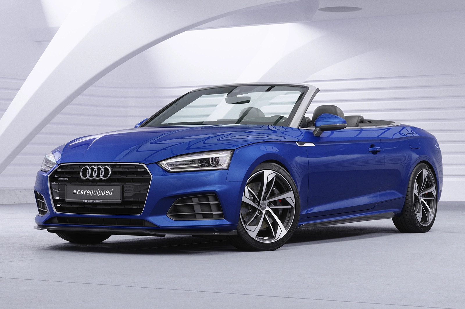 Voorspoiler Audi A5 (F5) Glans Zwart – CSR Automotive 