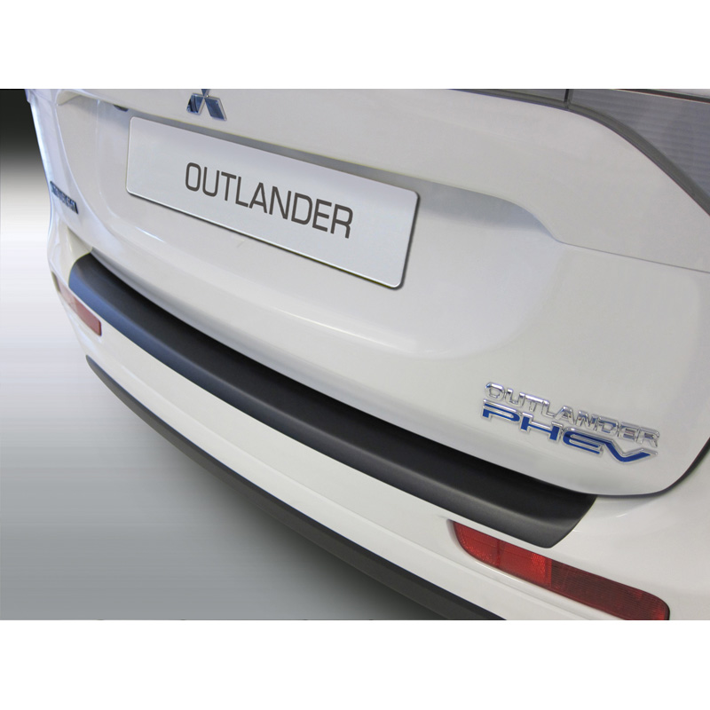 ABS Achterbumper beschermlijst  Mitsubishi Outlander 9/2012-9/2015 Zwart