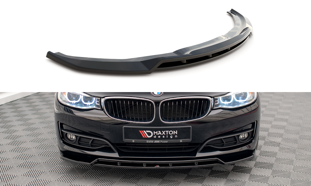 Voorspoiler BMW 3 Serie GT F34 Maxton Glans Zwart