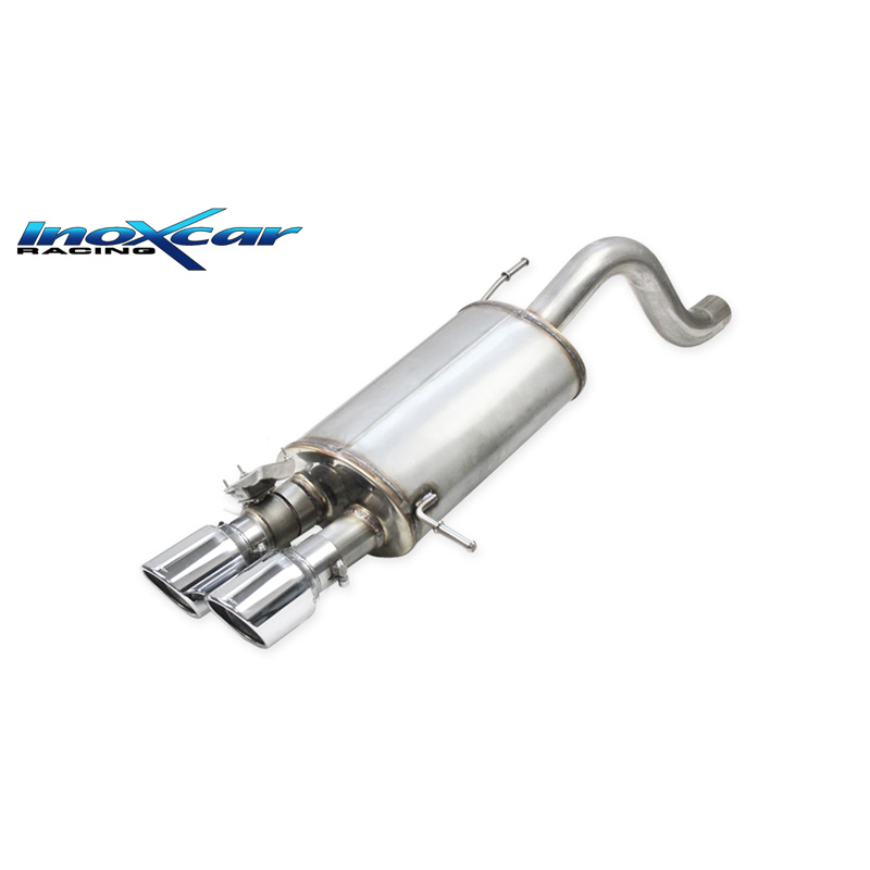 100% RVS Sportuitlaat  Hyundai i20 N 1.6 Turbo (204pk) 2020- 2x90mm X-Race