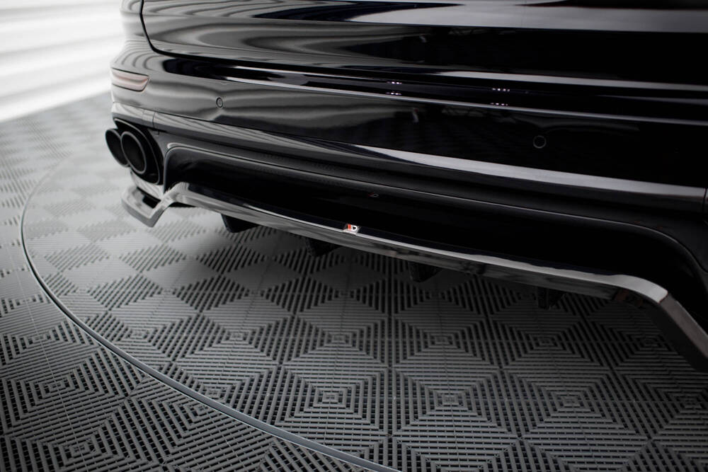 Diffuser Porsche Cayenne FL MK2 Maxton Glans Zwart