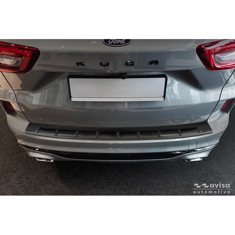 Avisa RVS Achterbumperprotector STRONG EDITION  Ford Kuga III ST-Line / Vignale 2019-2024 & Facelift 2024- - Zwart