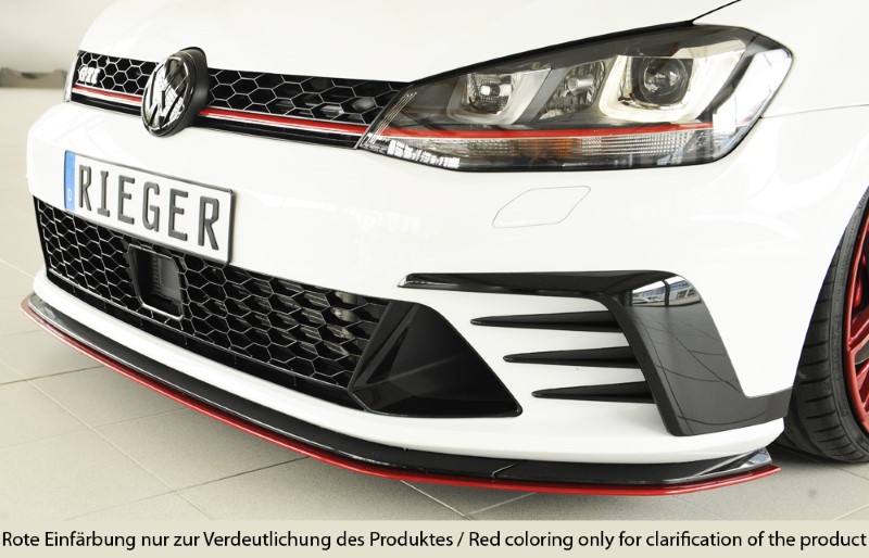 Rieger frontsplitter alleen GTI Clubsport voor orig. voorbumper