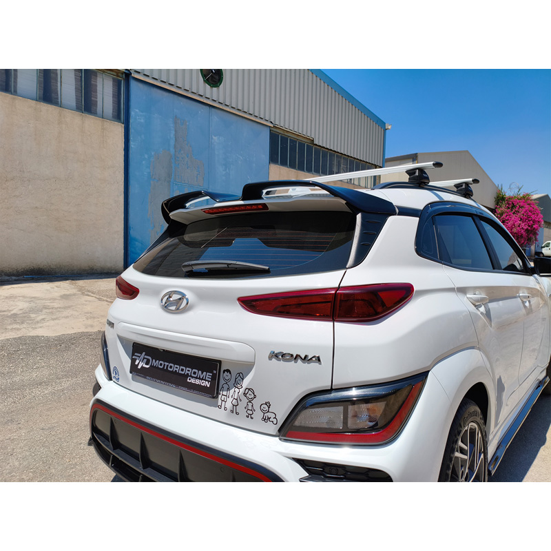 Motordrome Dakspoiler  Hyundai Kona mk1 Facelift 2020-2023 (PU)