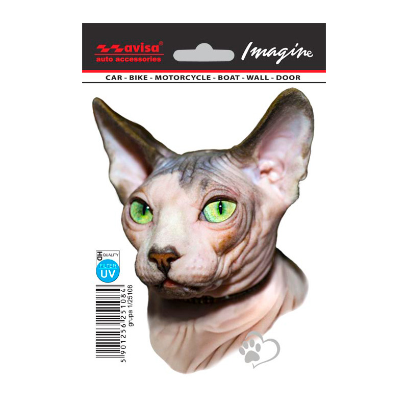 Auto Tattoo Sticker Sphynx - 11x14cm