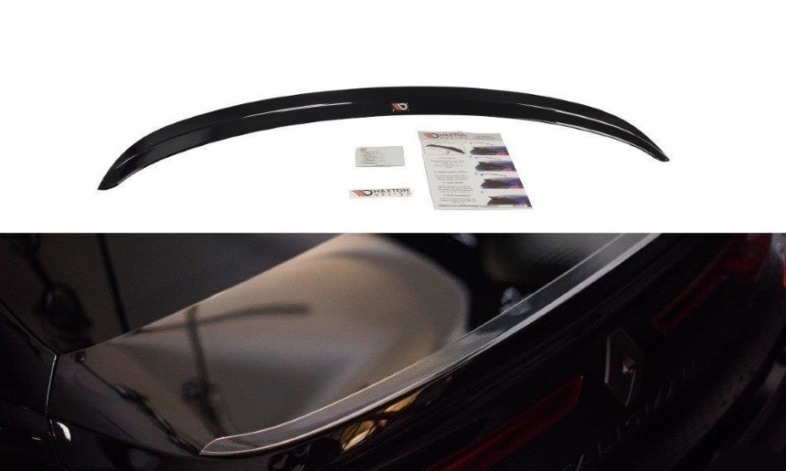 Spoiler cap Renault Megane Talisman Maxton Design glans zwart