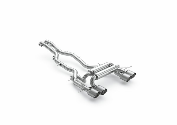 Einddemper BMW M2 Series Coupe Exhaust Systems Aliminum brushed