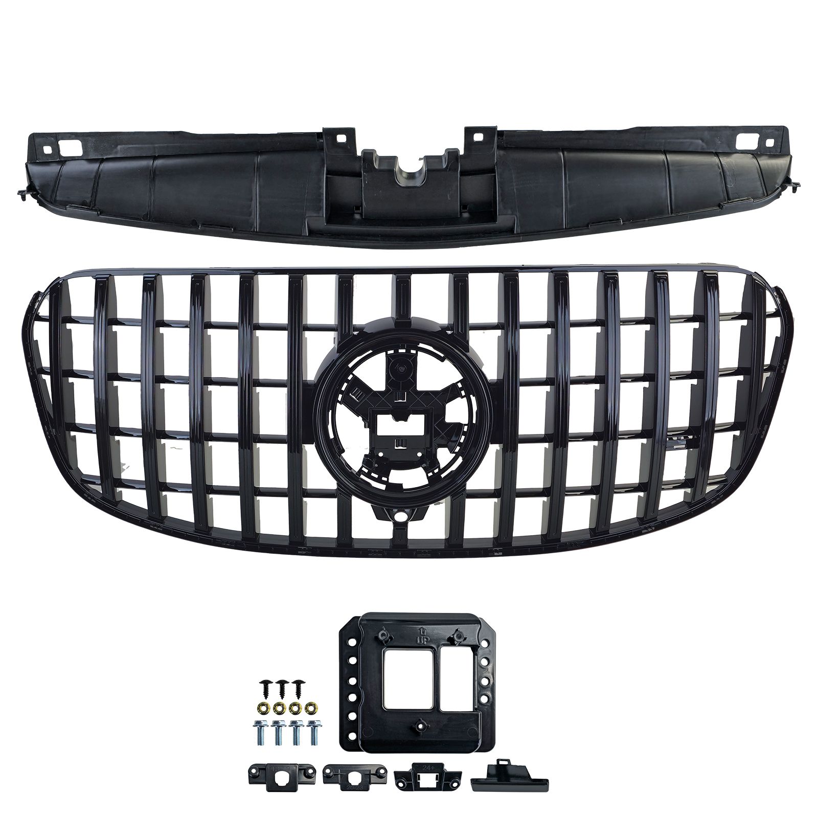 Grill Mercedes GLS X167 FL 23-.. Glans Zwart