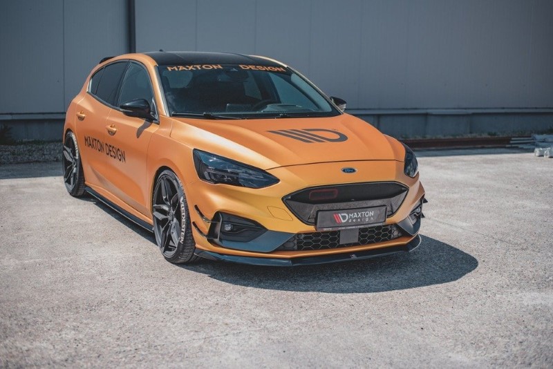 Voorspoiler Ford Focus ST / ST-Line Mk4 V.8 Glanzend Zwart