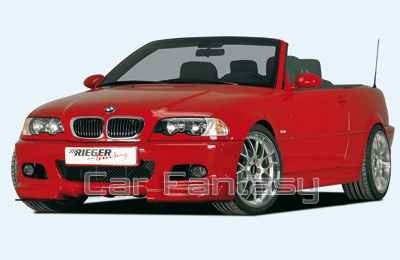 Spoilerlip BMW E46 voor M2 Rieger voorbumper