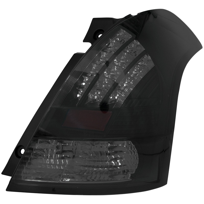 Set LED Achterlichten  Suzuki Swift II 2005-2010 - Zwart/Rookgrijs