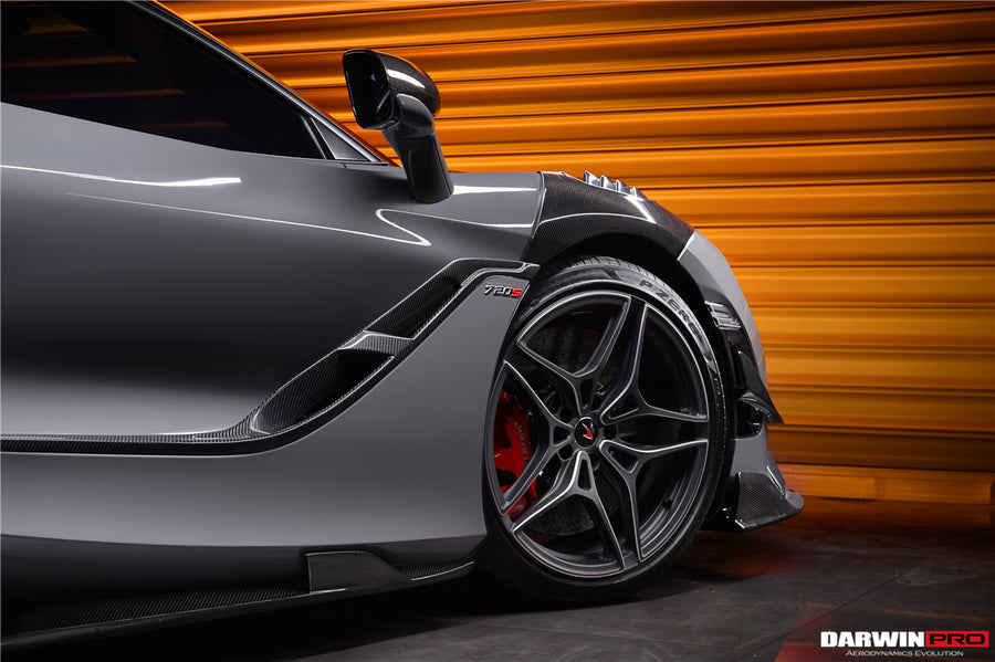 McLaren 720s Se²NWB Style Carbon Fiber Zijschermen 2017-2021