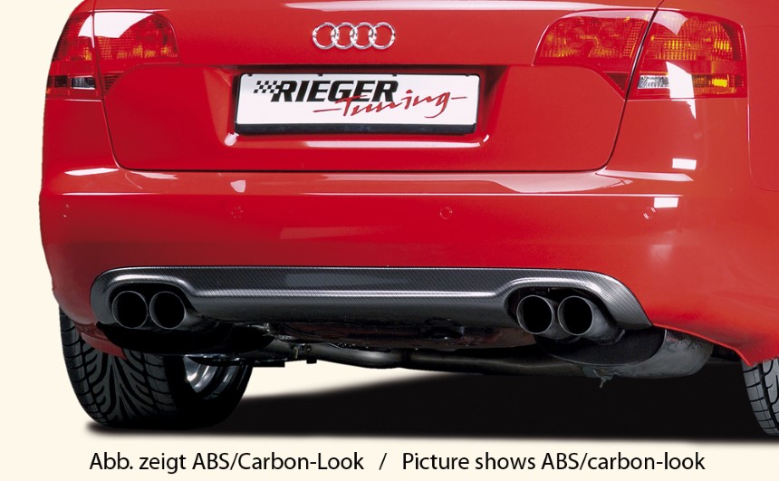 Achter inzet stuk Audi A4 8E B7 11.04- Rieger