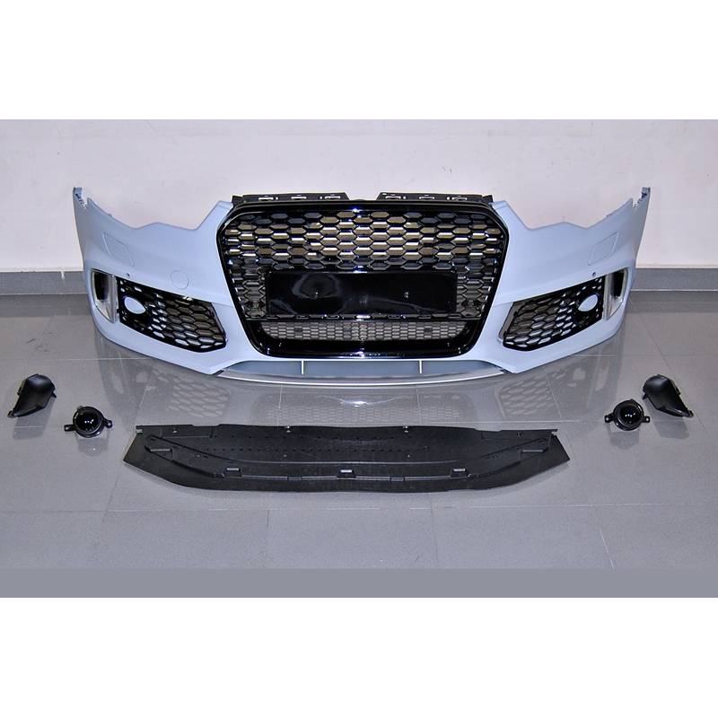 Voorbumper Audi A6 4G RS6 look Carbon compleet
