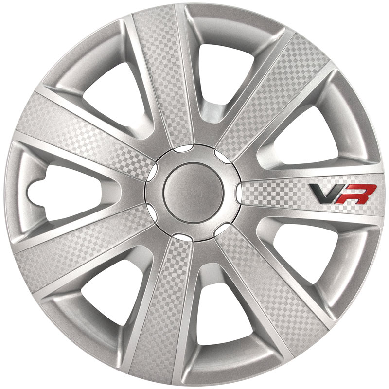 Wieldop Set VR 13'' Silver/Carbon-Look/Logo