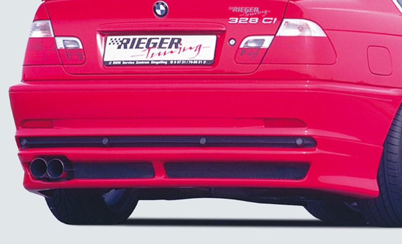 Achterbumperaanzet BMW E46 coupe/cabrio Rieger