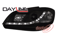 Faros Opel Zafira A LED Los ojos del Diablo Dayline negro