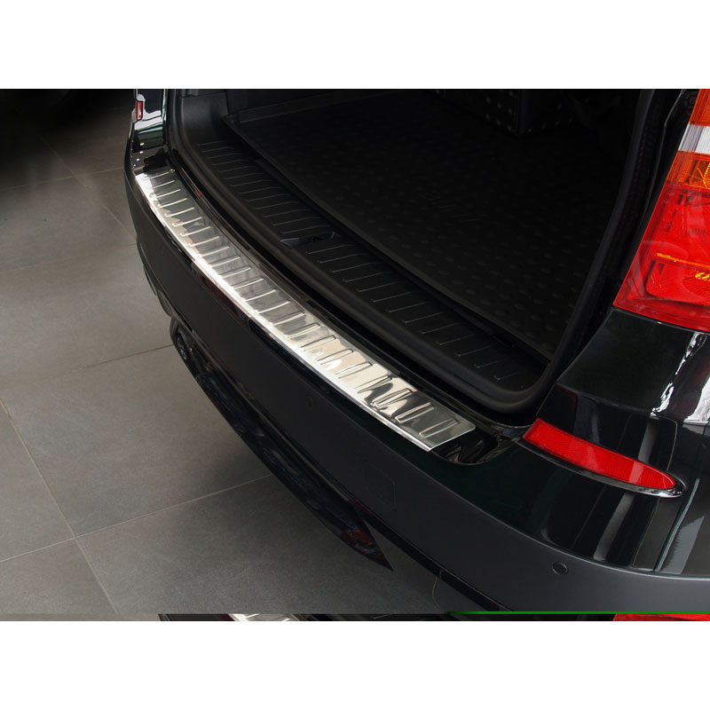 RVS Achterbumperprotector  BMW X3 2010-2014 incl. M-Sport 'Ribs'