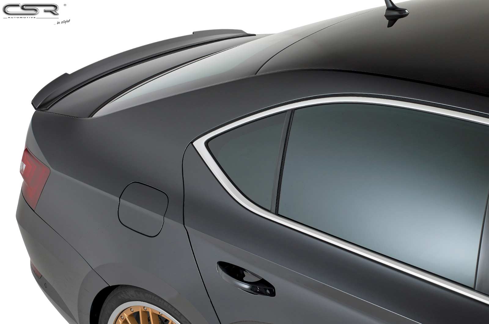 Achterspoiler Skoda Superb III (Typ 3V) Glans Zwart – CSR Automotive – vanaf 03/2015