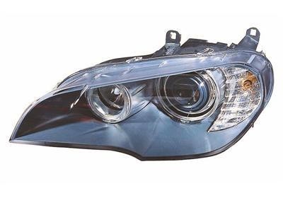 koplamp, H7+H1, elektr verstelb, incl stelmotortje, links BMW X5