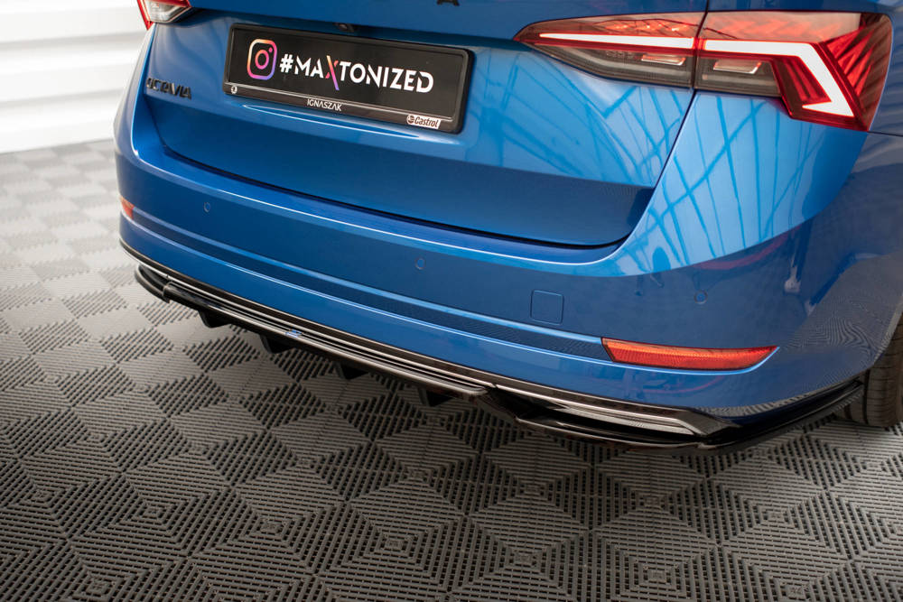 Diffuser Skoda Octavia Sportline Maxton Glans Zwart