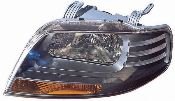 Koplamp rechts Chevrolet Kalos. 02-08 DEPO H4 ZWART