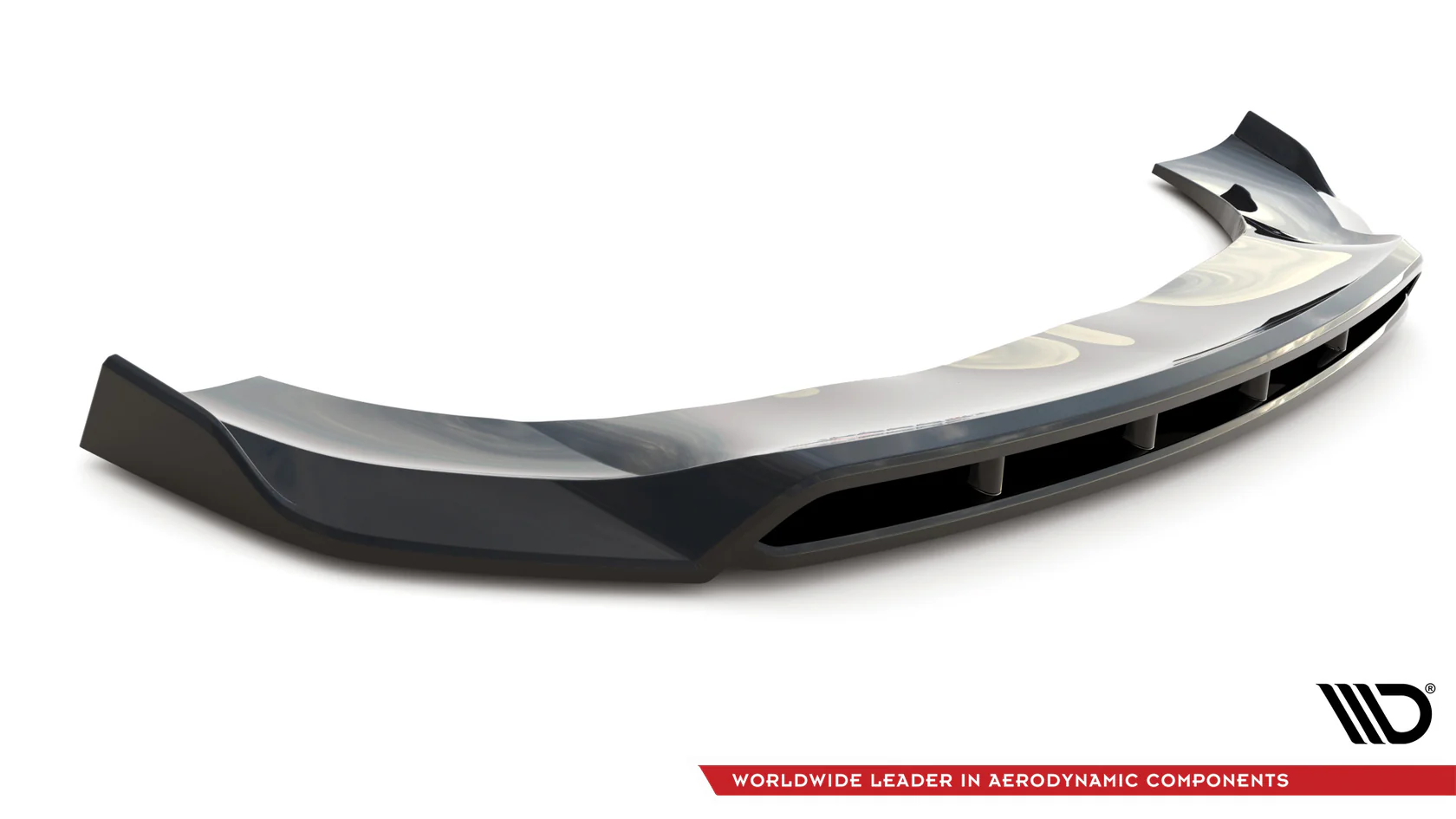 Voorspoiler Porsche Macan GTS / Sport Design Mk1 Facelift Glans Zwart