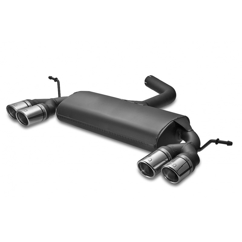 Dubbele Sportuitlaat  Volkswagen Golf VI HB 3/5-deurs 1.4i 59kW/1.4TSi 90/118kW/2.0TDI 81/103kW 2008- 2x 70mm