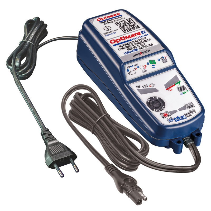 OptiMate 5 6V 4A / 12V 3A Acculader / tester / onderhouder