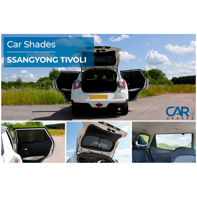 Set Car Shades  SsangYong Tivoli 2015-2023 (4-delig)