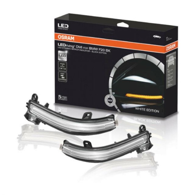 Knipperlichten BMW X1 E84 Osram dynamic spiegel Wit