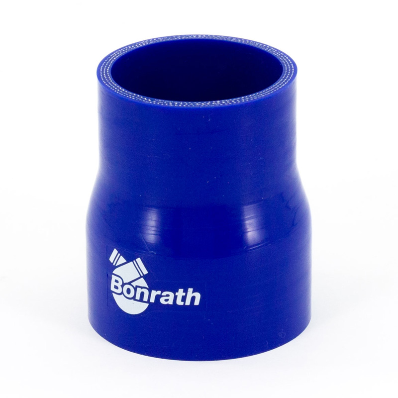 Bonrath Siliconen slang recht Reducer - Lengte:76mm - Ø76>60mm