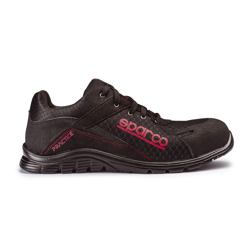 Sparco Lichtgewicht Werkschoenen Practice S1P Nigel Zwart Maat 41