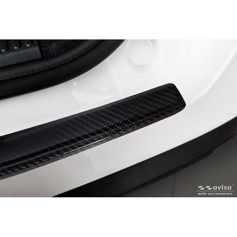 Echt 3D Carbon Achterbumperprotector  MG 4 EV 2022-