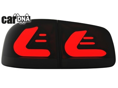 parte trasera VW Touareg 02-10 Car DNA LED negro/smoke