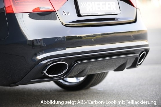 Achterbumperaanzet Audi A5 B8/B81 S-line Rieger Carbon 11-