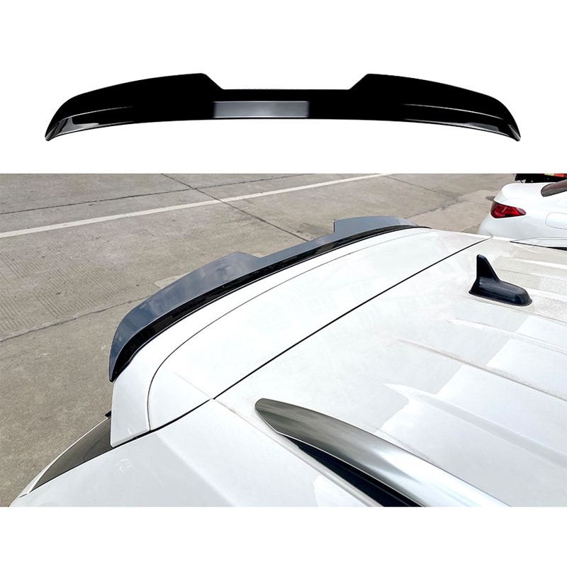 Dakspoiler (Spoiler Cap)  Volkswagen Tiguan II R-Line Facelift 2020-2024 (ABS Glanzend zwart)