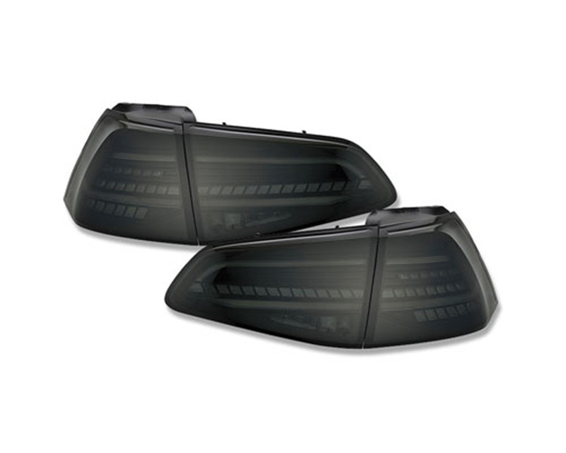 Taillights VW Golf VII red/Smoke Lightbar