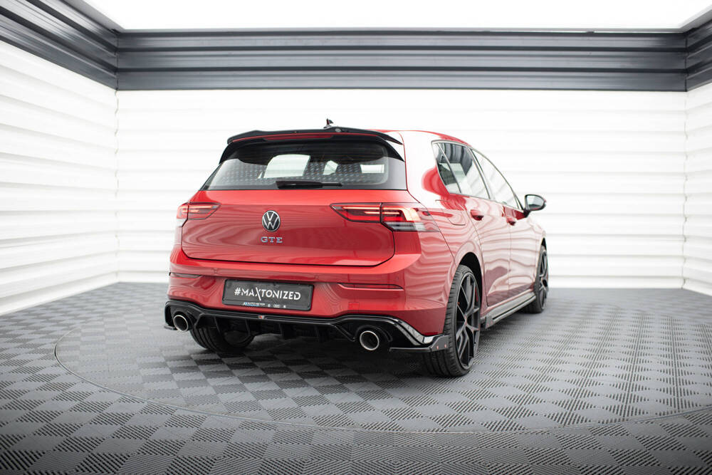 Diffuser VW Golf GTE MK8 + Chrome Uitlaatsierstukken