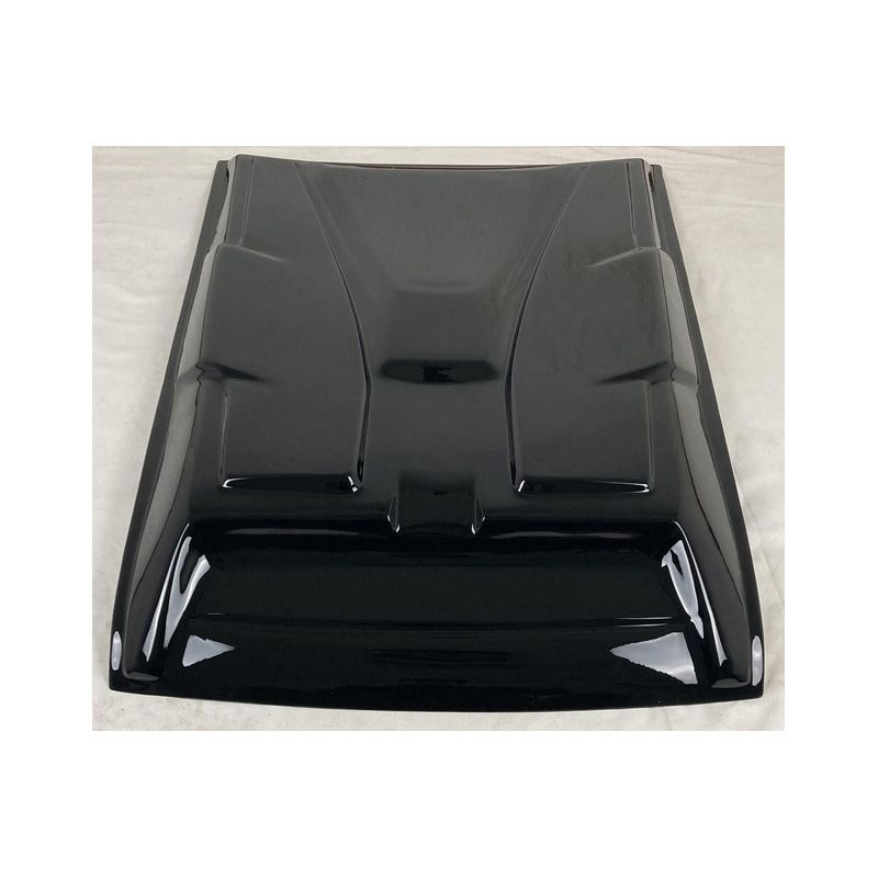 Motorkapluchtinlaat (Scoop)  Nissan Navara NP300 (D23) 2014-2021 - Glanzend zwart