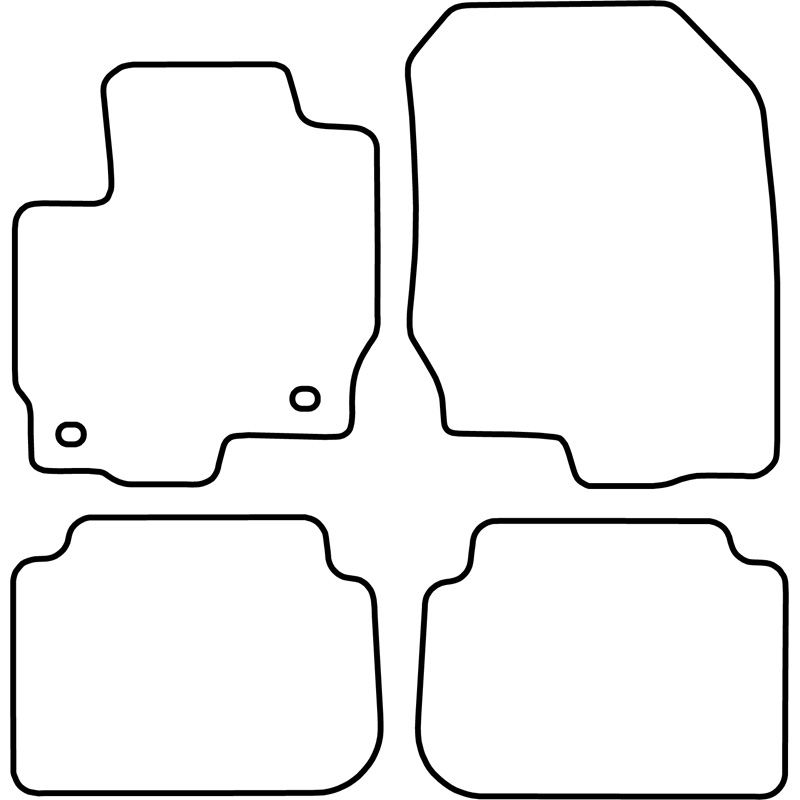 Automatten Mitsubishi Colt 5drs 04-